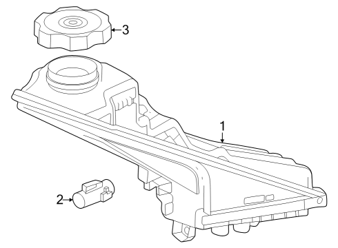 2023 GMC Terrain Dash Panel Components Diagram