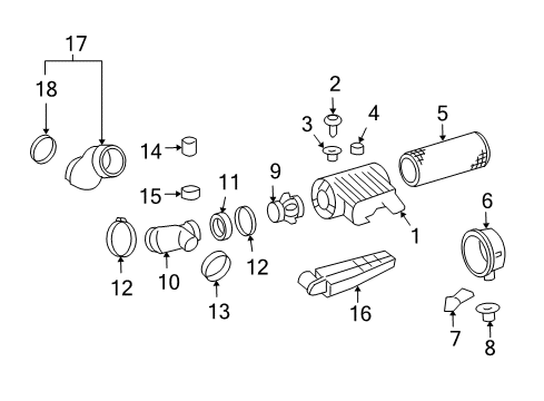 2005 Chevy Express 3500 Air Intake Diagram
