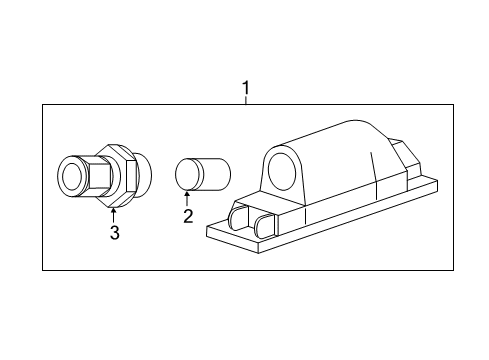 2014 Chevy Camaro License Lamps Diagram