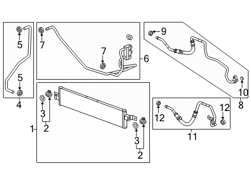 2023 Cadillac XT6 Trans Oil Cooler Diagram 2 - Thumbnail