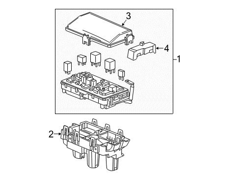 2021 GMC Canyon Electrical Components Diagram
