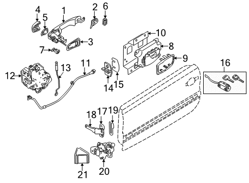 Nut, Upper Control Arm Shaft Diagram for 9440271