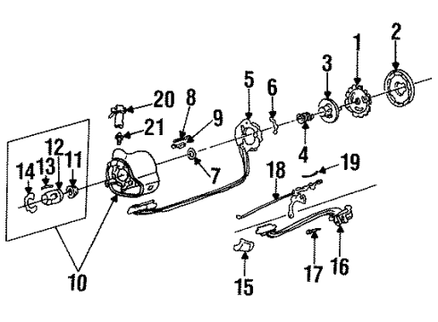 1985 Buick Electra Ignition Lock, Electrical Diagram 7 - Thumbnail