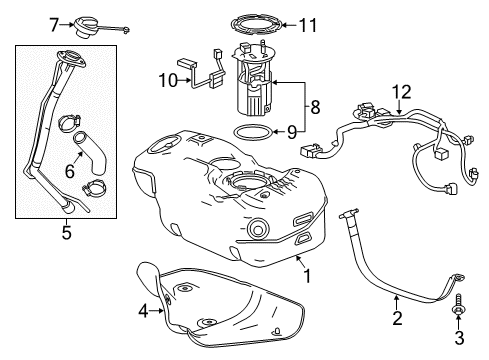 2013 Chevy Spark Fuel Supply Diagram