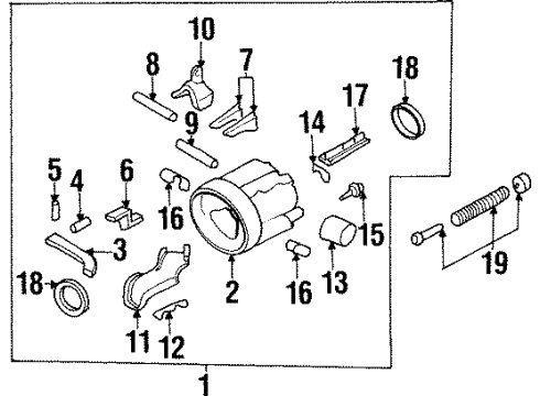 2001 Chevy Lumina Housing & Components Diagram