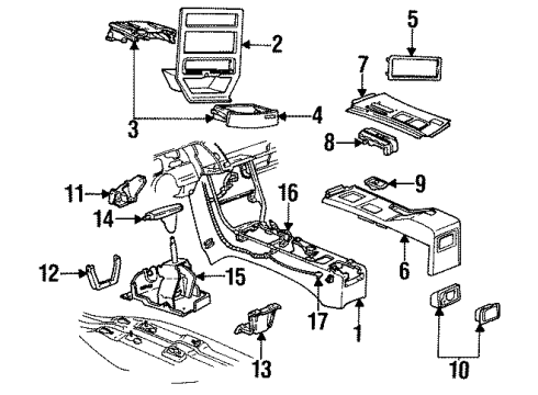 1987 Chevy Cavalier Back-Up Switch Diagram for 14009262