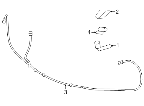 2011 Cadillac CTS Washer Components Diagram