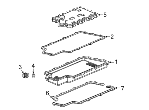 2021 Chevy Corvette Transaxle Parts Diagram