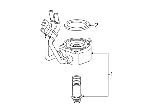 2018 Buick Regal TourX Oil Cooler Diagram