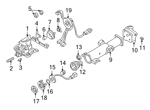 2001 Pontiac Grand Am Housing & Components Diagram