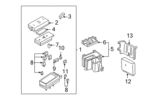 2000 Buick LeSabre Electrical Components Diagram
