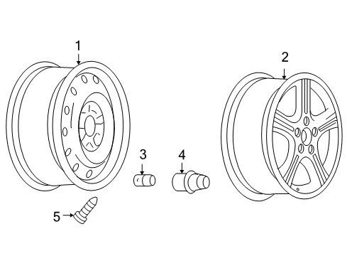2006 Chevy Uplander Wheels Diagram