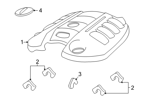 2008 Pontiac G8 Engine Appearance Cover Diagram 2 - Thumbnail