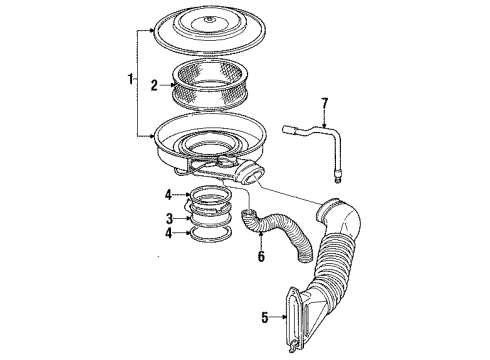 1992 GMC Typhoon Heated Air Intake Diagram