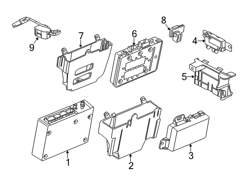 Module, Mobile Telephone Radio Diagram for 13353284
