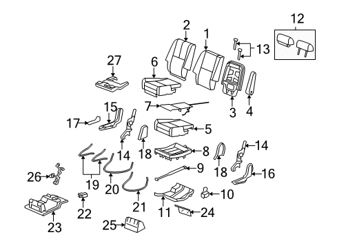 2012 GMC Yukon XL 2500 Heated Seats Diagram 5 - Thumbnail