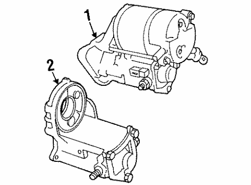 2000 Chevy Prizm Starter Diagram