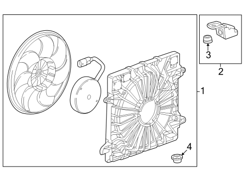 2023 Cadillac LYRIQ Cooling System  Diagram 3 - Thumbnail