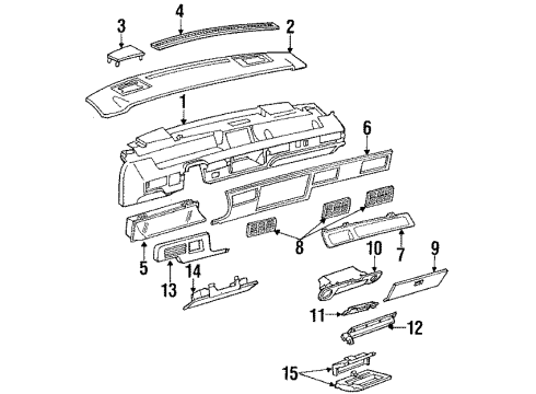 1994 Chevy Lumina Instrument Panel Diagram