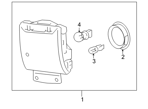 2005 Cadillac STS Fog Lamps Diagram