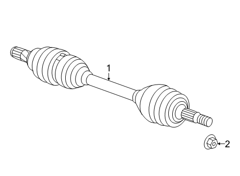 2017 Chevy Cruze Drive Axles - Front Diagram 2 - Thumbnail