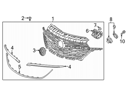 2020 Buick Encore GX Parking Aid Diagram 2 - Thumbnail