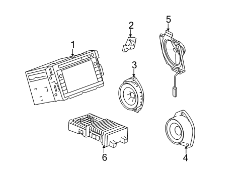 2012 GMC Sierra 1500 Sound System Diagram 3 - Thumbnail
