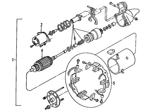 1990 Oldsmobile Silhouette Starter Diagram
