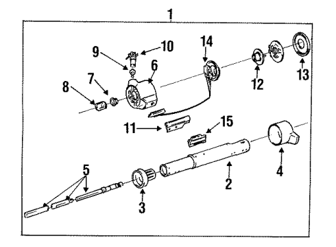 1990 Chevy Cavalier Ignition Lock, Electrical Diagram 2 - Thumbnail