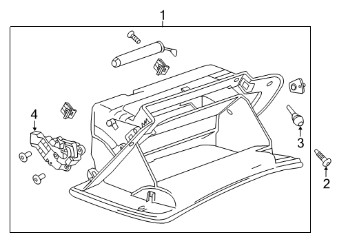 2017 Cadillac Escalade Glove Box Diagram