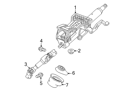 2017 Chevy Cruze Steering Column & Wheel, Steering Gear & Linkage Diagram 2 - Thumbnail