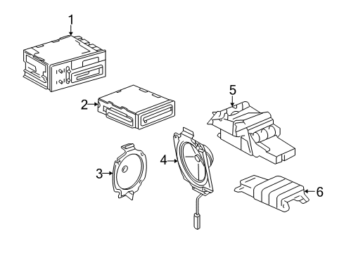 2001 GMC Sierra 3500 Sound System Diagram