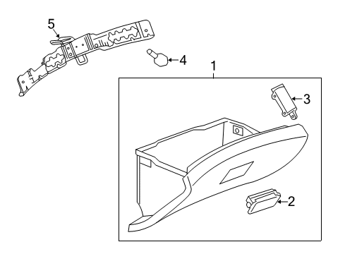 2014 Chevy Sonic Glove Box Diagram