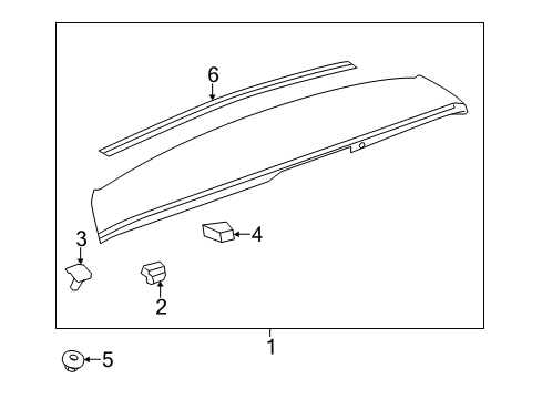 2012 Chevy Traverse Rear Spoiler Diagram