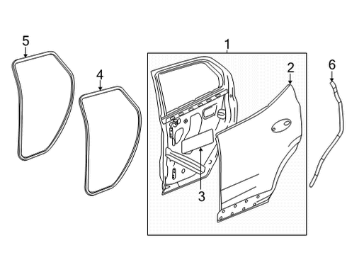 2020 Buick Encore GX Door & Components Diagram 2 - Thumbnail