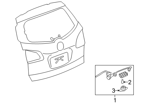 2011 Buick Enclave License Lamps Diagram