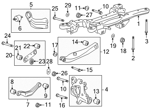 2016 Buick Regal Lower Control Arm Bolt, Front Diagram for 11570487