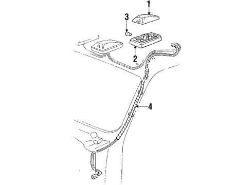 1990 GMC C2500 Clearance Lamps Diagram 2 - Thumbnail