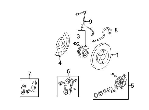 2012 Chevy Traverse Front Brakes Diagram