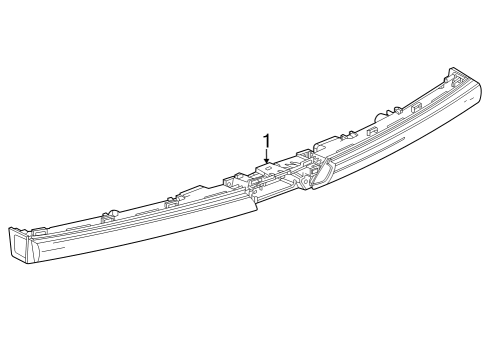 2023 Cadillac LYRIQ Signal Lamp, Rear Diagram for 86809150