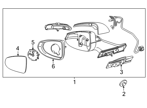 2014 Chevy Volt Outside Mirrors Diagram