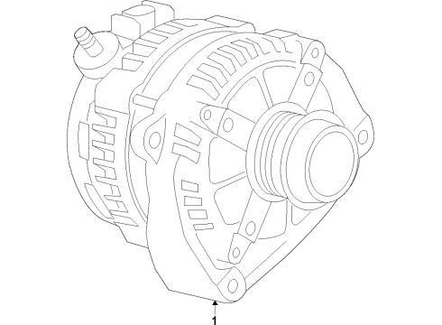 2022 Cadillac Escalade Alternator Diagram 2 - Thumbnail