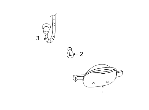 2009 GMC Envoy Corner Lamps Diagram