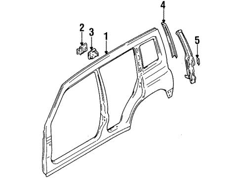 1998 Chevy Tracker Pocket Diagram for 30012253
