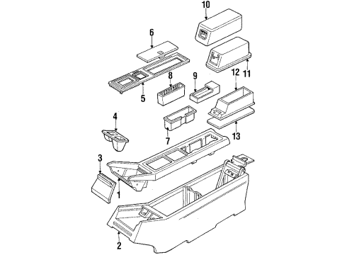 1986 Cadillac Eldorado Housing Diagram for 1629776