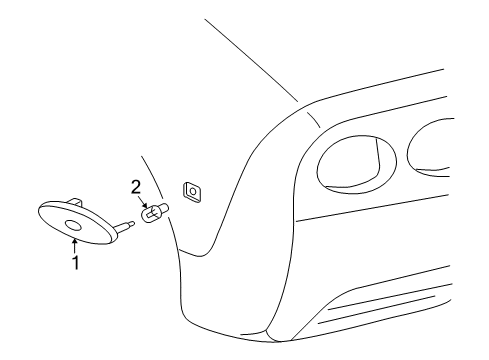 2003 Chevy Corvette Side Marker Lamps Diagram