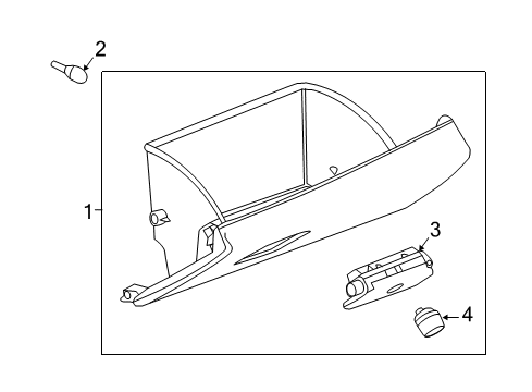 2017 Chevy Camaro Glove Box Diagram