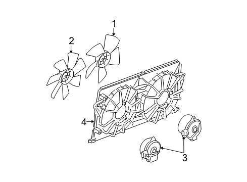 2011 Buick Lucerne Cooling System, Radiator, Water Pump, Cooling Fan Diagram 3 - Thumbnail