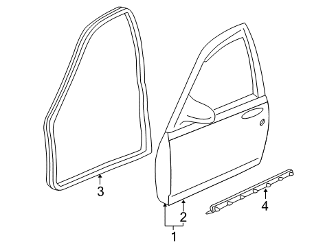 2000 Chevy Impala Front Door Diagram