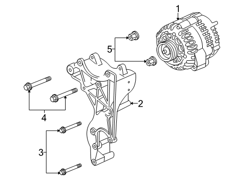 2008 Cadillac Escalade ESV Alternator Diagram